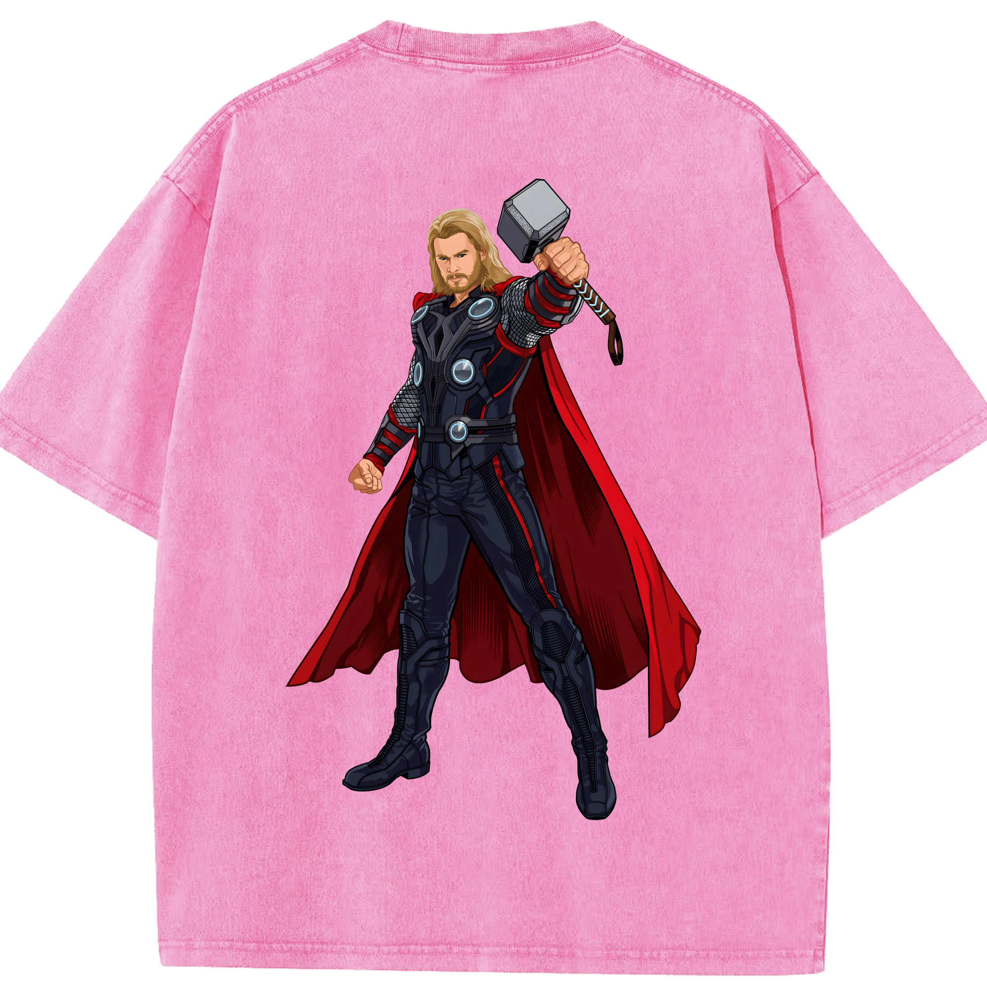 （画像用） アベンジャーズ The Avengers 綿100% ヴィンテージ風 半袖Tシャツ（背面プリント）
